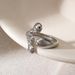 Stainless Women's Non Fading Real Gold Irregular High-end Rings With Open Titanium Steel Ring_ipsvogv.com