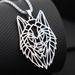 Hot sale, Nordic Viking hollow wolf head shape stainless steel necklace, personalized ethnic style necklace sweater chain_ipsvogv.com