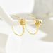 New Medieval Style Women's Earrings Fashionable OL Japanese And Korean Forest Flower Rose Design Earrings_ipsvogv.com