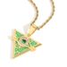 Pendants & Charms Hip Hop Game King Millennium Building Block Oil Drip Eye Pendant Exquisite Simple Geometric Triangle Jewelry Necklace_ipsvogv.com
