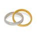 Women's Jewelry Stainless Steel Fashion Double Ring Gold Bracelet Personality Simple Cold Style Titanium Steel Retro Jewelry_ipsvogv.com