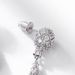 Hollow Shining Zircon Earrings For Women S925 Silver Full Of Colored Gemstones Water Drop Earrings Fashion All Match_ipsvogv.com