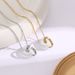 Sheep fat white jade ring interlocking safety buckle, sheep grade white jade pendant, titanium steel necklace, female_ipsvogv.com