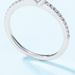 Classic Simple Moissanite Ring S925 Silver Inlaid Colored Diamond Engagement Ring_ipsvogv.com