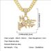 Personalized creative new product full of diamond letters, broken heart patchwork pendant necklace, hip-hop cool and_ipsvogv.com