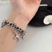 Punk Dark Style Diamond Cross Necklace Jewelry Hot Girl Gothic Versatile Niche Design Necklace Clavicle Chain_ipsvogv.com