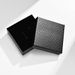 Women's Jewelry Titanium Steel Ring Earring Gift Box Diamond Checkered Black Paper Packaging Box Pendant Set Jewelry Box_ipsvogv.com
