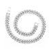 Unisex Jewelry Fashion Hip Hop Trendy Cuban Chain Diamond Bracelet 12 Mm Simple Men And Women Hiphop Order Necklace_ipsvogv.com