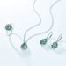S925 silver natural water grass agate ring water drop green moss finger ring light luxury fashion_ipsvogv.com