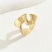 Ins small fragrant style simple sweet food finger electroplated opening adjustable niche design versatile ring_ipsvogv.com
