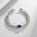Blue Stone Arabesque Couple For Men And Women Cuban Bracelets Pair Korean Style Fashion Personality Trend_ipsvogv.com