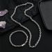Hip hop titanium steel embossed Mobius necklace men's jewelry does not fade stainless steel necklace men_ipsvogv.com