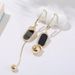 Women's Earrings Style Long Asymmetrical Tassel For Women With Round Faces, Slimming, Fashionable, Light And High-end_ipsvogv.com