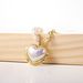 Love Rainbow Baroque Pearl Necklace, Niche Temperament, Heart-shaped Fashion Collarbone Chain, Female_ipsvogv.com