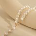 jewelry French retro Y shaped beaded necklace Temperament long pearl tassel necklace for women_ipsvogv.com