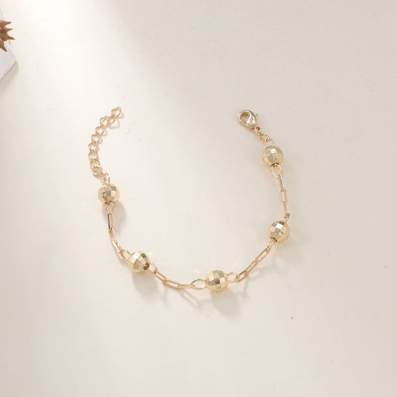 Jewelry Layered Personality Street Style Star Exaggerated Spiral Chain Copper Bracelet Set For Women_ipsvogv.com