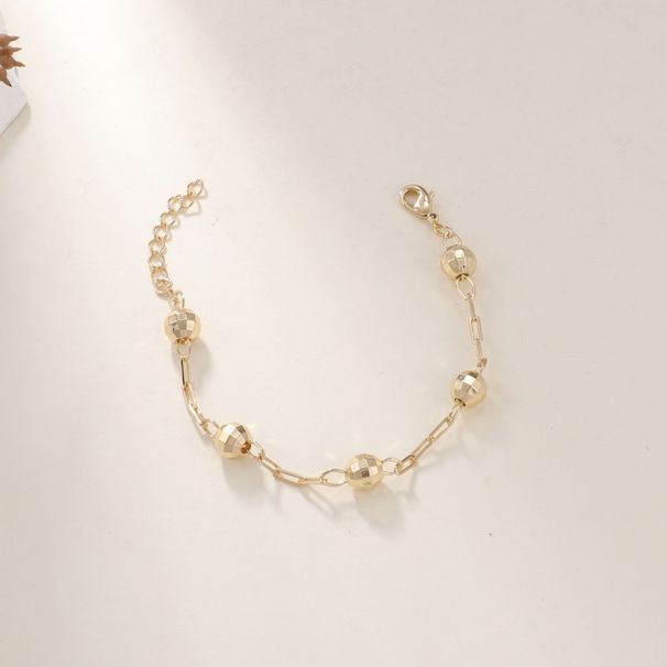 Jewelry Layered Personality Street Style Star Exaggerated Spiral Chain Copper Bracelet Set For Women_ipsvogv.com