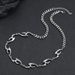 Irregular Shaped Titanium Steel Texture Necklace Street Style Hip Hop Trend Men And Women High End Clavicle Necklace_ipsvogv.com