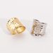 R0862 new metallic textured lava wide face with simple style and personality, irregular opening ring_ipsvogv.com