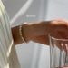 Hand Washing Without Taking Off Shi's Pearl American 14K Gold Wrapped Round Bead Elastic Rope Bracelet, Women's Summer_ipsvogv.com