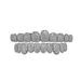 Hip Hop Grillz Set With 10 Teeth Micro-Pave Diamonds - Gold & Silver Plated Dental Jewelry Perfect For Halloween, Parties, And Rap Performances_ipsvogv.com