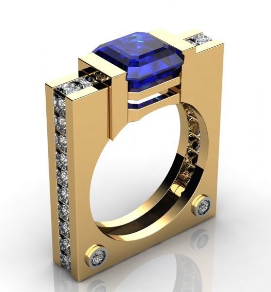 Sanjie Accessories Punk Style Hand Gold Plated Inlaid Zircon Ring Jewelry For Women_ipsvogv.com