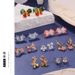 Flower Butterfly Earrings Fashion Earrings High End Color Design Earrings Enamel Color Drop Oil High End Summer New Style Women_ipsvogv.com