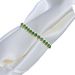 Zulu Nano Ethnic Style For Girls, Simple And Niche Geometric Green Plated Real Gold Electrophoretic Bracelet_ipsvogv.com