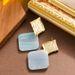 Fashionable And Cool Style Geometric Diamond For Women With A Sense Of Light Luxury, Simple Silver Needle Earrings_ipsvogv.com