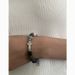 Jiage Colorful Volcanic Stone Round Bead Bracelet Cross Stitching Handmade Stainless Steel Accessories Trendy Men's_ipsvogv.com