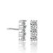 Women's Jewelry Silver Moissanite High Grade Earrings 30 Point Earrings Simple And Versatile White Gold Rose Gold Earrings_ipsvogv.com