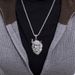 Hip Hop Accessories Fashionable Full Diamond Creative Crown Lion Head Necklace Pendant Men's High-end Cuban Chain_ipsvogv.com