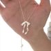 Silver-Plated Bowknot Necklace Simple Sweet Socialite Style Ribbon Elegant Collarbone Chain Versatile Exquisite Women_ipsvogv.com