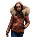 Women's cotton-padded jackets autumn and winter cotton-padded jackets, down-padded jackets, short _ipsvogv.com