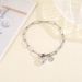 Simple Stainless Titanium Steel Love Pendant Bracelet For Women's Best Friend Jewelry_ipsvogv.com
