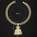 Money Bag USD Coin Symbol Pendant Cuban Alloy Personalized Men's Necklace_ipsvogv.com