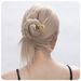 fashion temperament hairpin stainless steel plated gold non fading wave ring hair accessories_ipsvogv.com