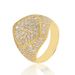 Men’s Jewelry Set Fashion Hip Hop Diamond Ring Copper Micro Inlaid Zircon Personality Simple Niche Jewelry Men And Women Trendy Brand Accessories_ipsvogv.com