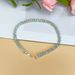 Unisex Fashionable And Personalized Thick Chain Rectangular Rhinestones Silver Elegant Temperament Full Diamond Ice Clear Bracelet_ipsvogv.com
