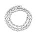 Hip Hop Personality Flower-Shaped Tennis Bracelet Trendy Brand Jewelry Single Row Chain Full Diamond Necklace_ipsvogv.com