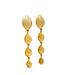Gold-Plated Copper Water Drop Tassel Slimming For Women Autumn Winter Simple Minimalist Style Niche Design Elegant Stud_ipsvogv.com