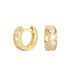Fashionable Minimalist Stone Inlaid With Exquisite Small Circles, Versatile And High-end Commuting Earrings_ipsvogv.com
