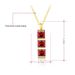 Fashion new personalized two-color zircon titanium steel women necklace earrings two-piece set gift wedding_ipsvogv.com