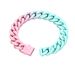 Men's Jewelry Paint Stainless Steel Gradient Bracelet Jewelry Titanium Steel No Fading Cuban Chain Men Hip Hop Bracelet Jewelry_ipsvogv.com
