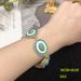 Western Vintag Jewelry Light Luxury Niche Enamel Glazed Copper Material Turquoise Necklace Bracelet Earring Set_ipsvogv.com