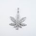 Unisex Hot Selling Jewelry Hip Hop Diamond Maple Leaf Pendant Necklace Fashion Pendant Necklace_ipsvogv.com