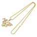 New hip-hop full diamond splicing three-layer letter necklace accessories trendy men's fashion pendant_ipsvogv.com
