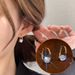 Women's Earrings Zircon Earrings High-end Internet Celebrity Hot Style Earrings Hong Kong Trend Japanese and Korean Earrings_ipsvogv.com
