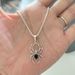 Cao Shi Fashion Personalized Halloween Ghost Spider Necklace New Exaggerated Accessories_ipsvogv.com
