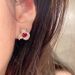 Cao Shi Live Broadcast Light Luxury Micro Inlaid Autumn And Winter New Flower Petals Female Earrings_ipsvogv.com